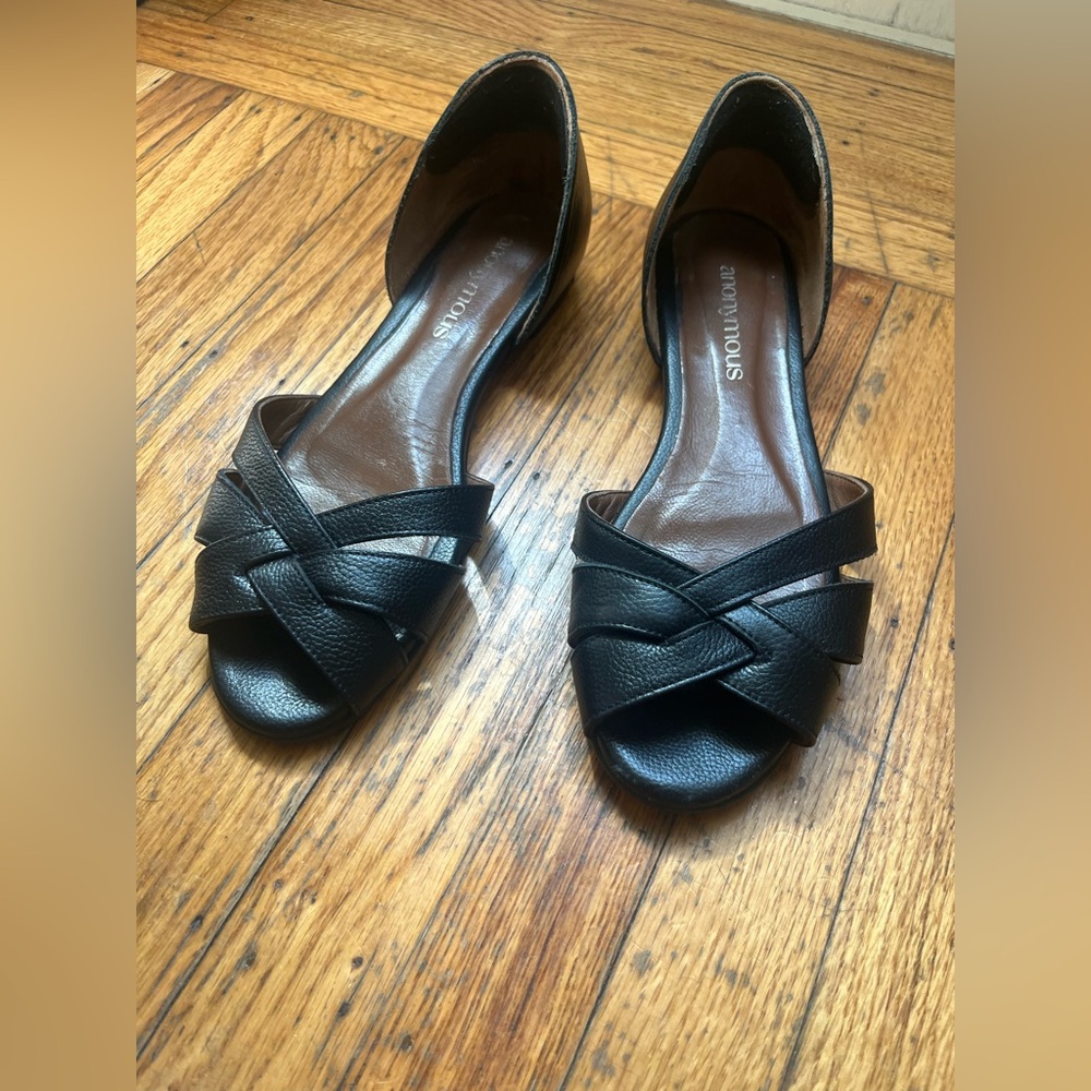 Anonymous Copenhagen black Sanni sandals size 39.5